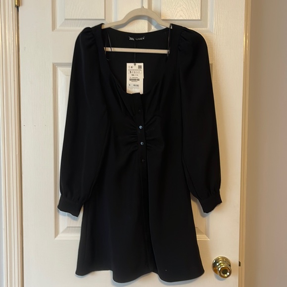 Black Zara Dress NWT - Picture 1 of 4